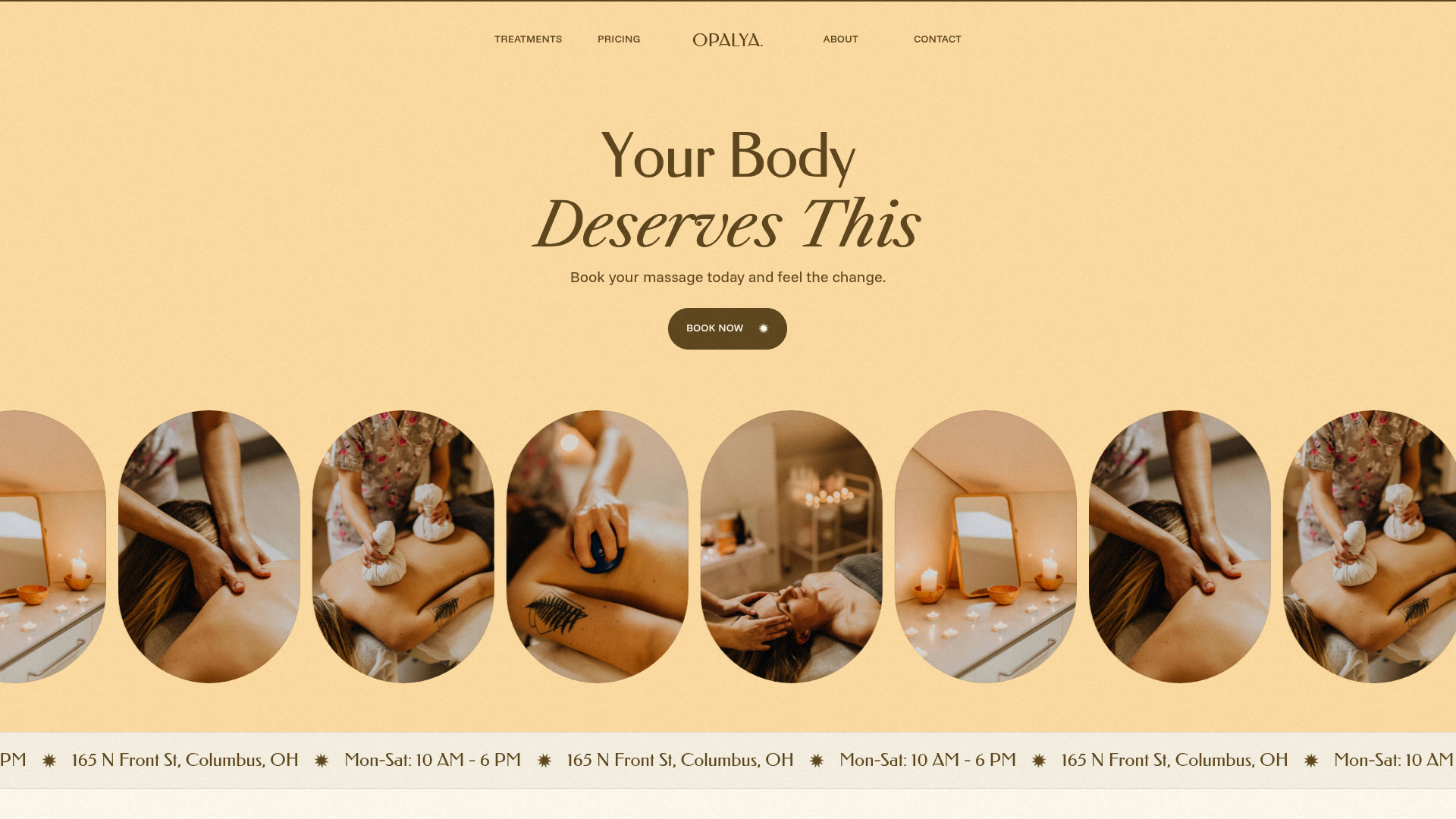Opalya website preview